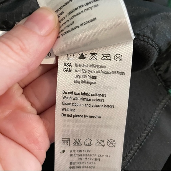 Mammut Guye Polartec Alpha Jacket Green Black Size Small - Picture 13 of 13